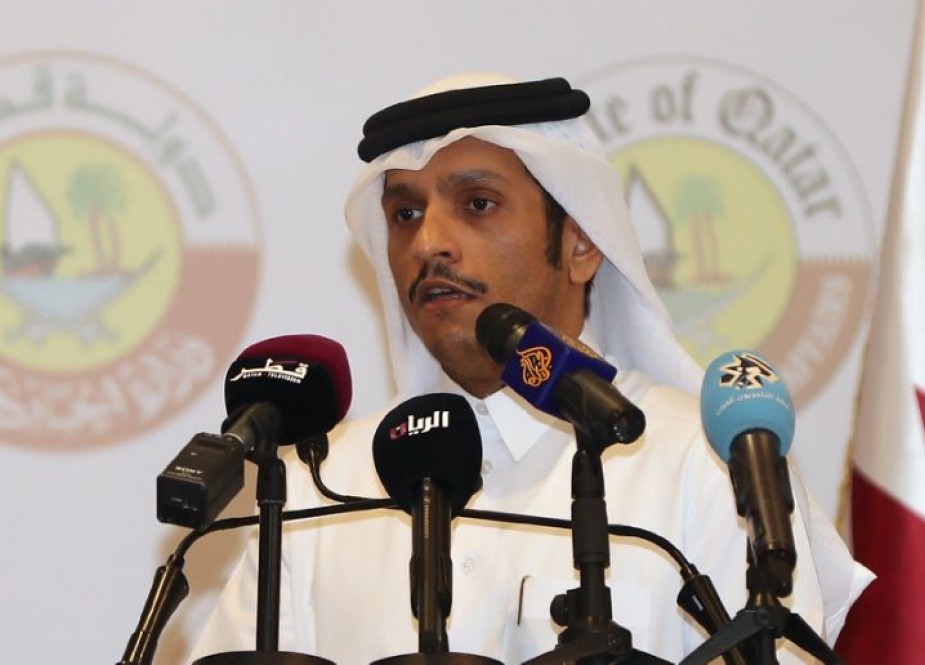 Qatar’s foreign minister Mohammed bin Abdulrahman Al Thani