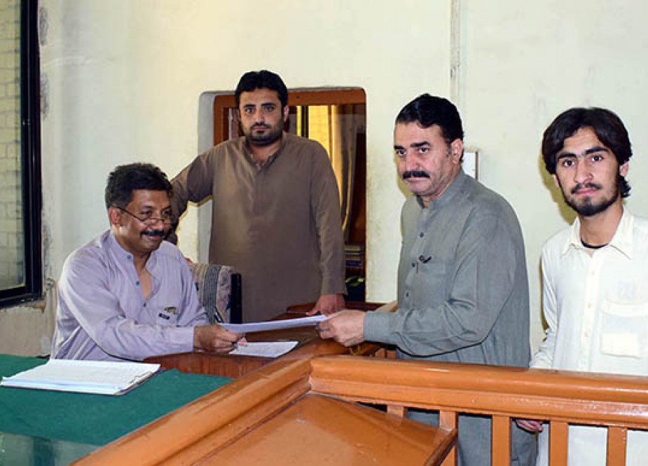بلوچستان میں کاغذات نامزدگی وصول کرنیکا سلسلہ جاری