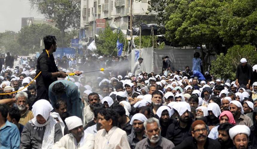 اکیس رمضان یوم شہادت امام علی علیہ السلام کے موقع پر کراچی کے مرکزی جلوس کی تصویری جھلکیاں