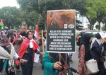 Komite Solidaritas Palestina dan Yaman (KOSPY) gelar demo Hari al-Quds Sedunia di Jakarta