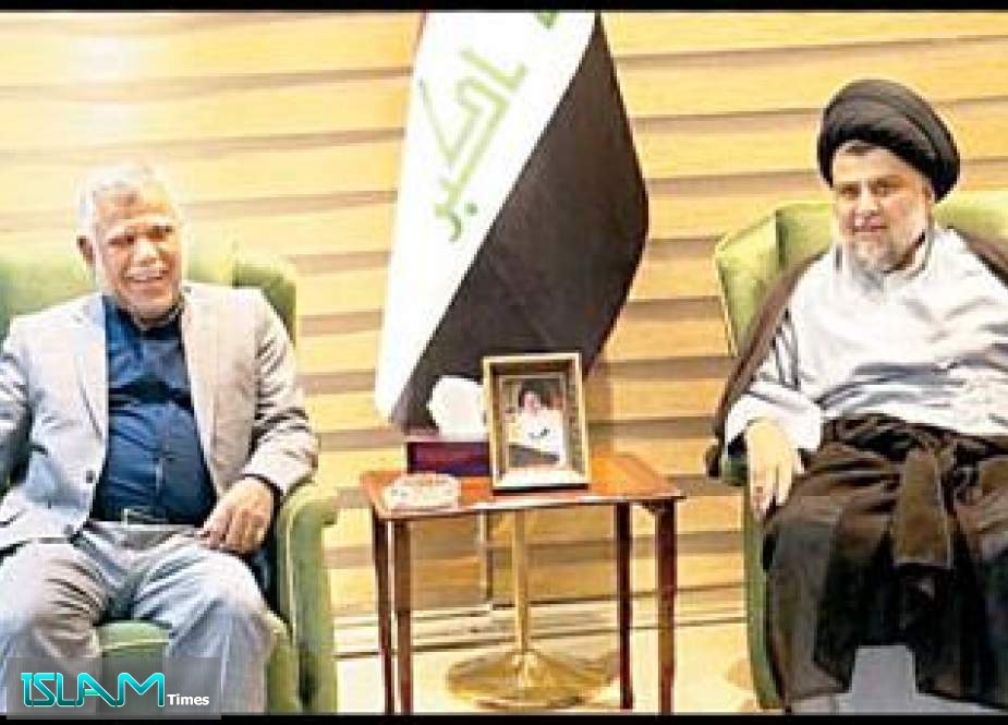 سید مقتدی الصدر اور ھادی العامری میں سیاسی اتحاد قائم ہو گیا، عراق ٹی وی