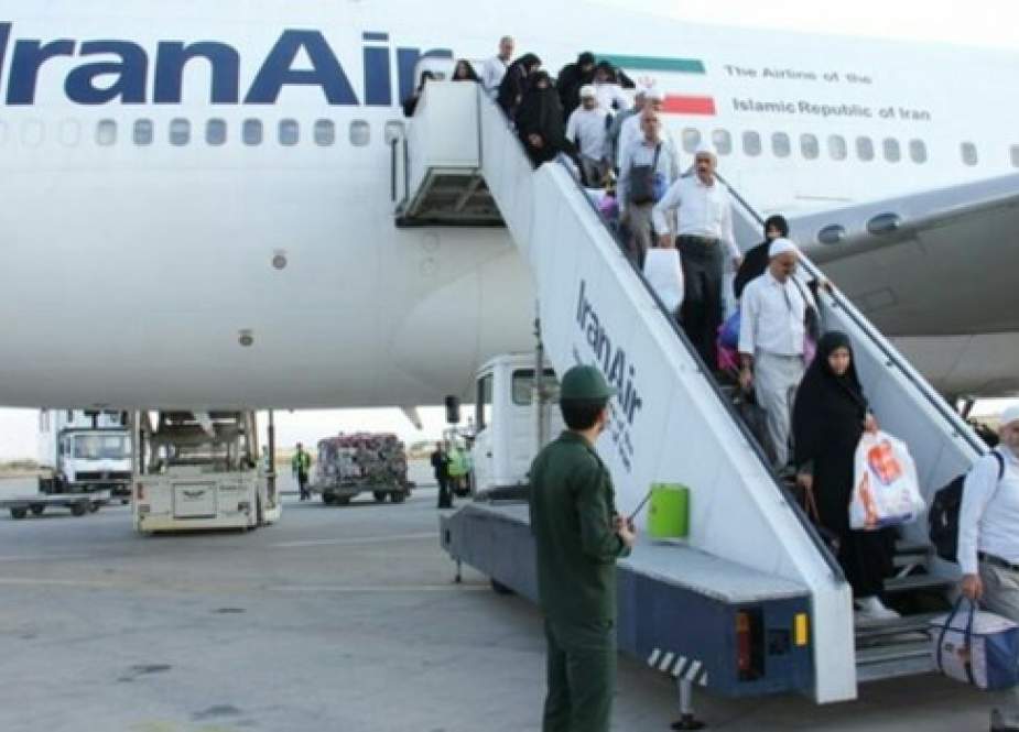قوافل الحجاج الايرانية تنطلق من 20 مطارا في البلاد الى الديار المقدسة