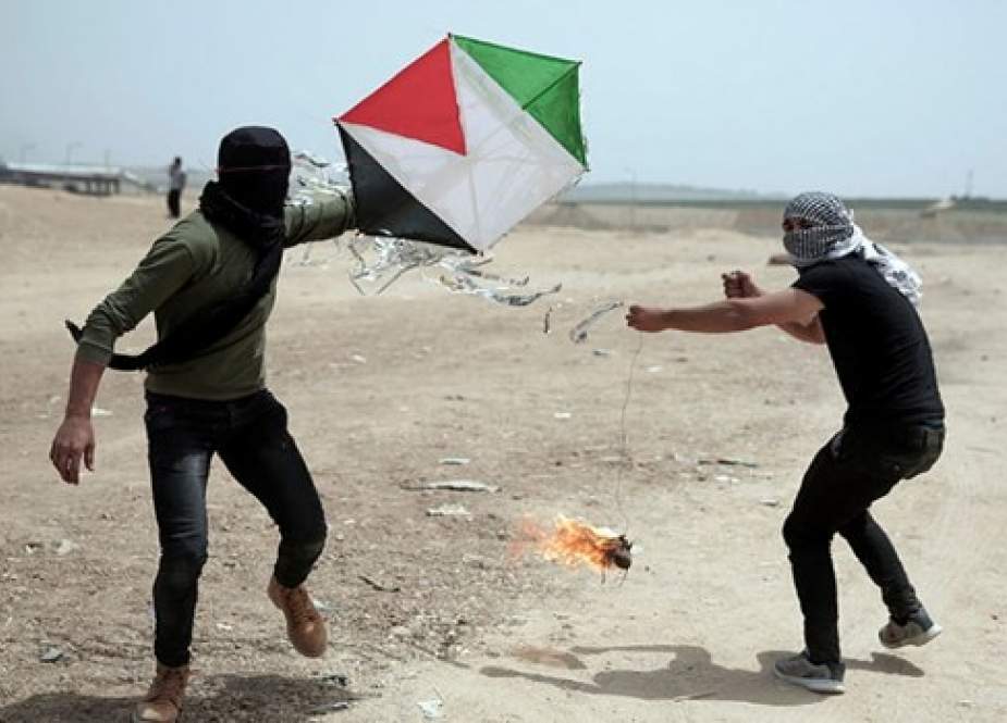 غزة تطلق 5000 طائرة ورقية حارقة في يوم العيد