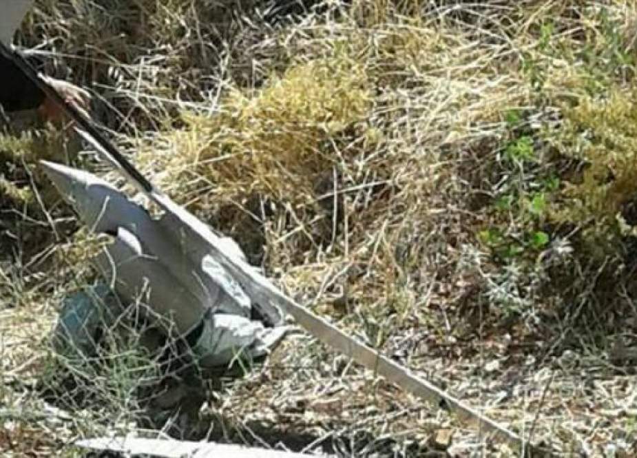 Israeli spy drone that crashed in southwestern Syria.jpg