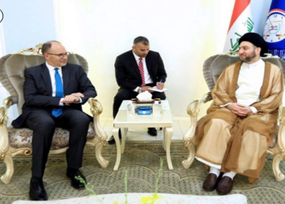 دیدار سفیر آمریکا در بغداد با عمار حکیم