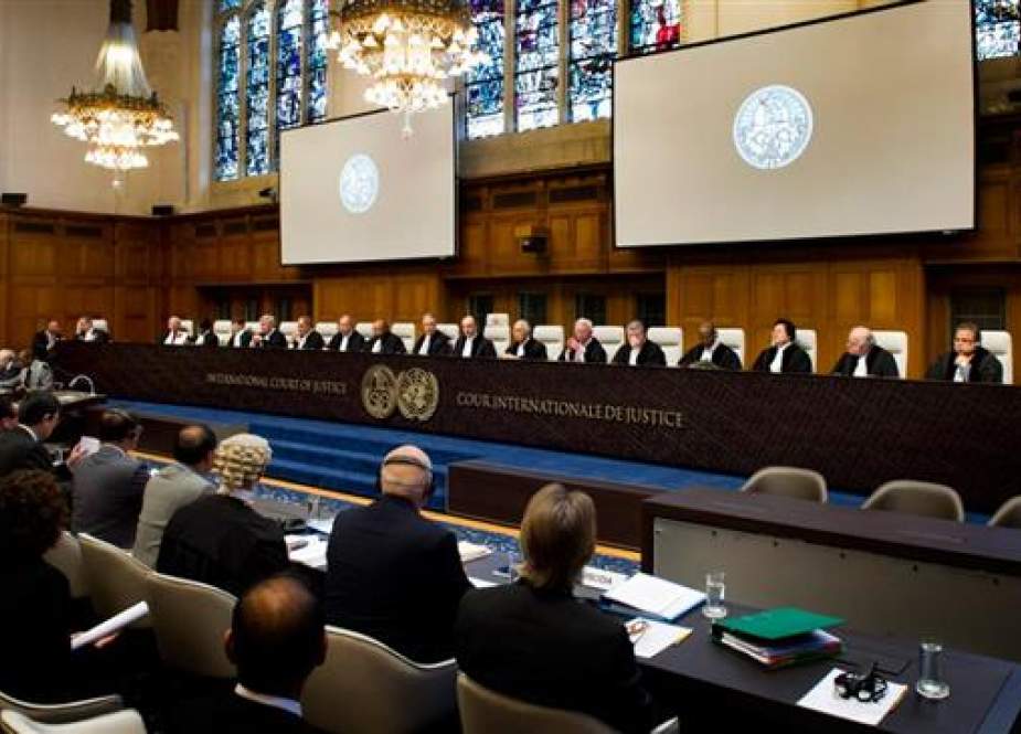 International Court of Justice (ICJ) in session in The Hague, the Netherlands..jpg
