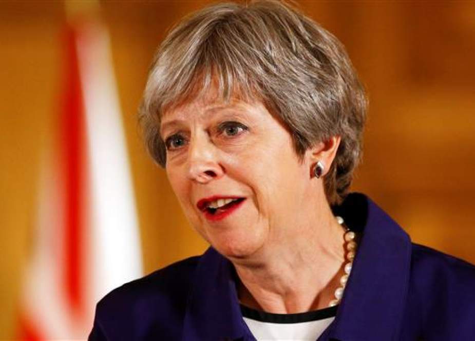 British Prime Minister Theresa May (Photo by AFP)