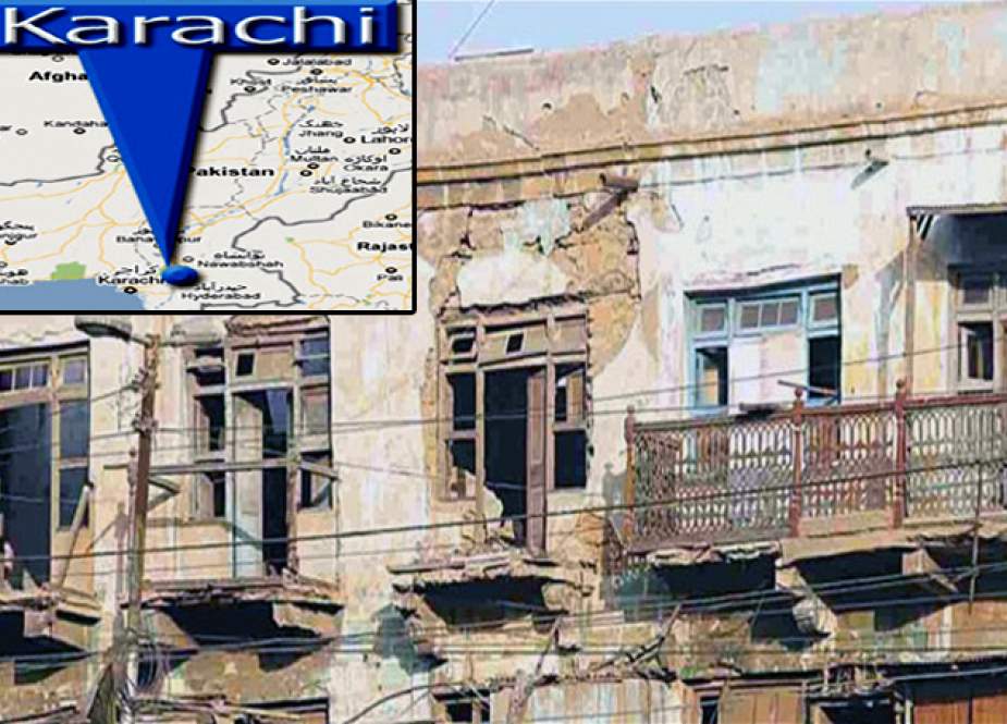 کراچی کی 352 عمارتیں مخدوش اور حساس قرار