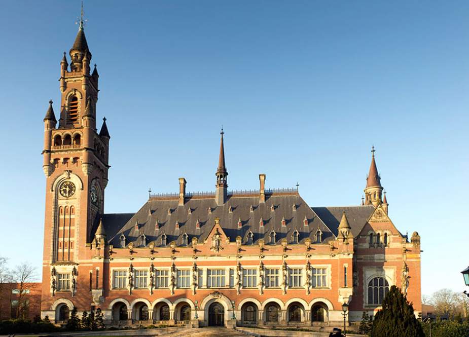 The seat of the International Court of Justice at The Hague