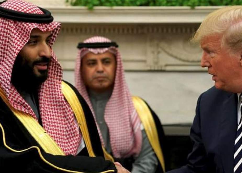 US President Donald Trump with Saudi Arabia