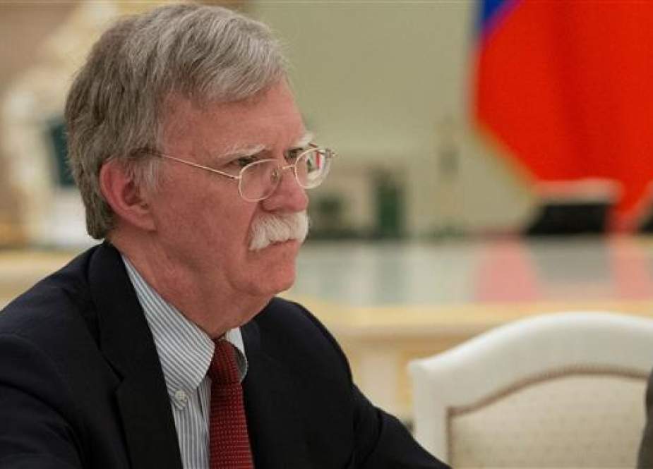 US national security adviser John Bolton is seen at the Kremlin in Moscow, on June 27, 2018. (AFP photo)
