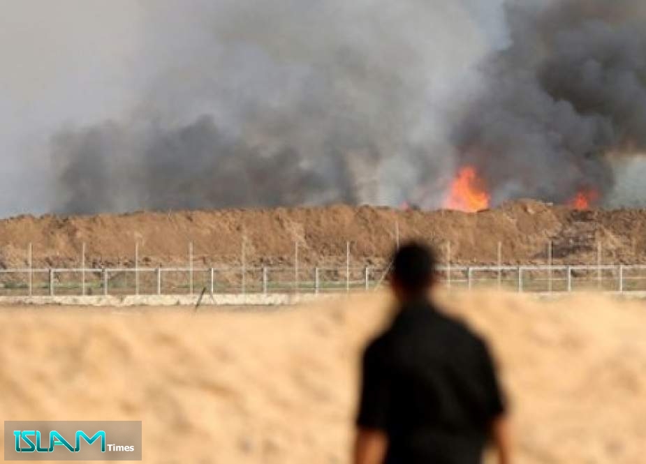 ألف حريق بمستوطنات غلاف غزة في 3 أشهر