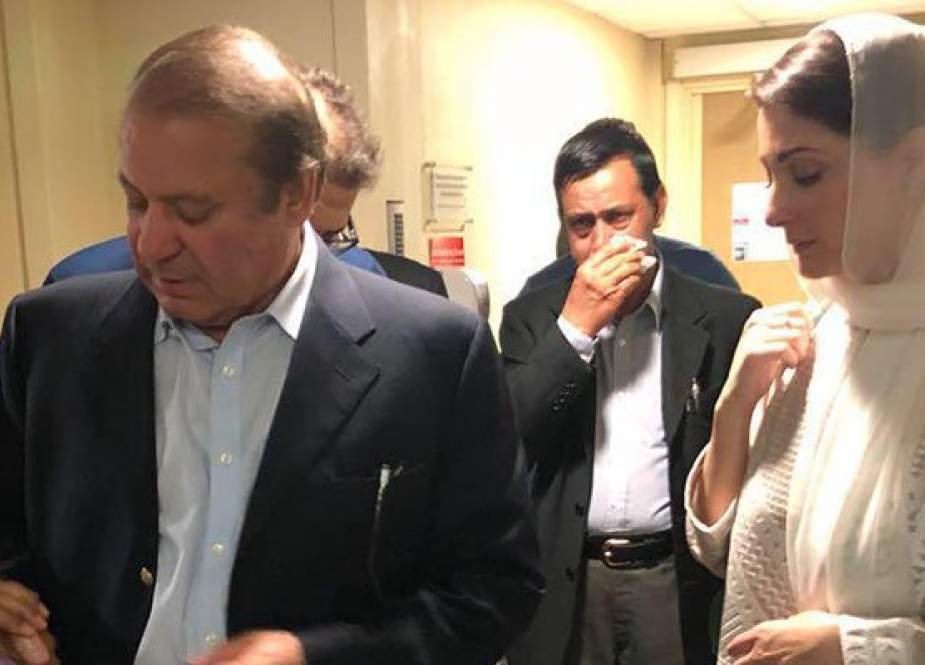 نواز شریف صاحبزادی کیساتھ لندن سے ابوظہبی پہنچ گئے، لاہور پہنچتے ہی گرفتاری کی تیاریاں مکمل
