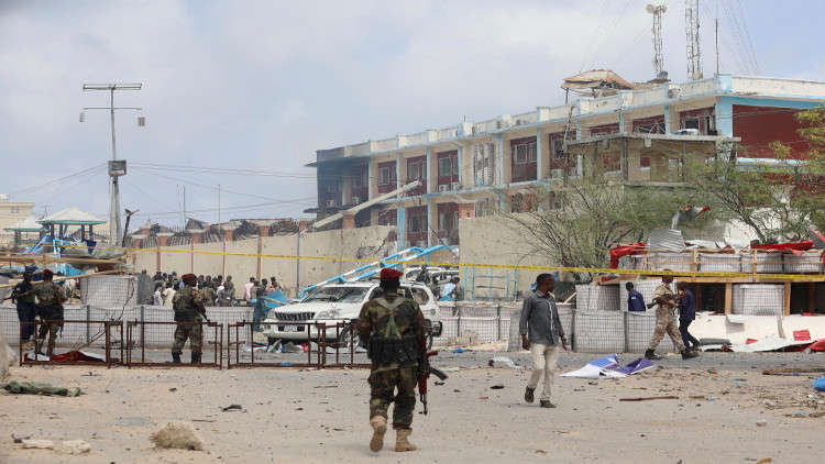 انفجار كبير وسط العاصة الصومالية مقديشو