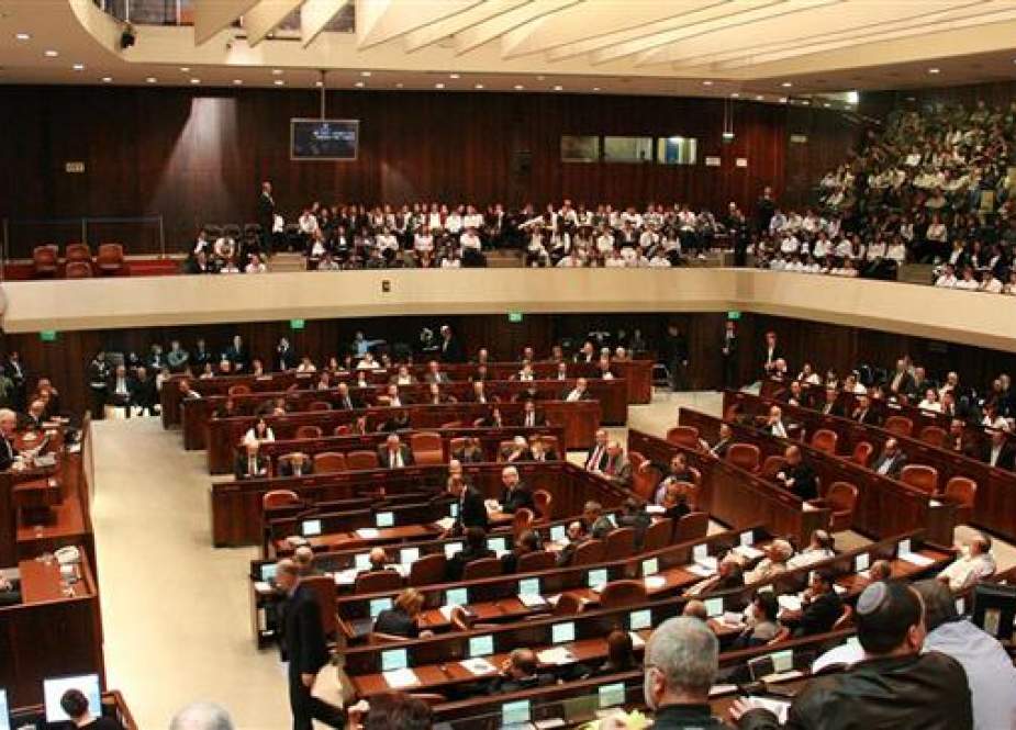 A general view of Israeli parliament Knesset in session
