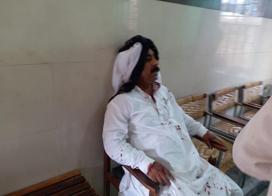 سردار اکرام خان دھماکے کے بعد ہسپتال میں موجود