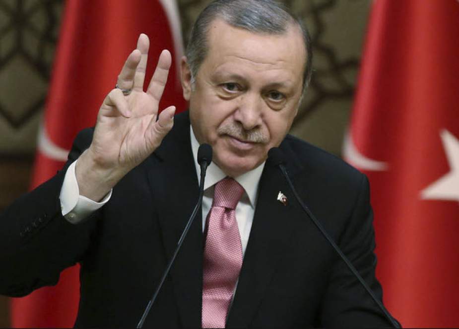 اردوغان: به‌دلیل تحریم‌های آمریکا، عقب‌نشینی نمی‌کنیم