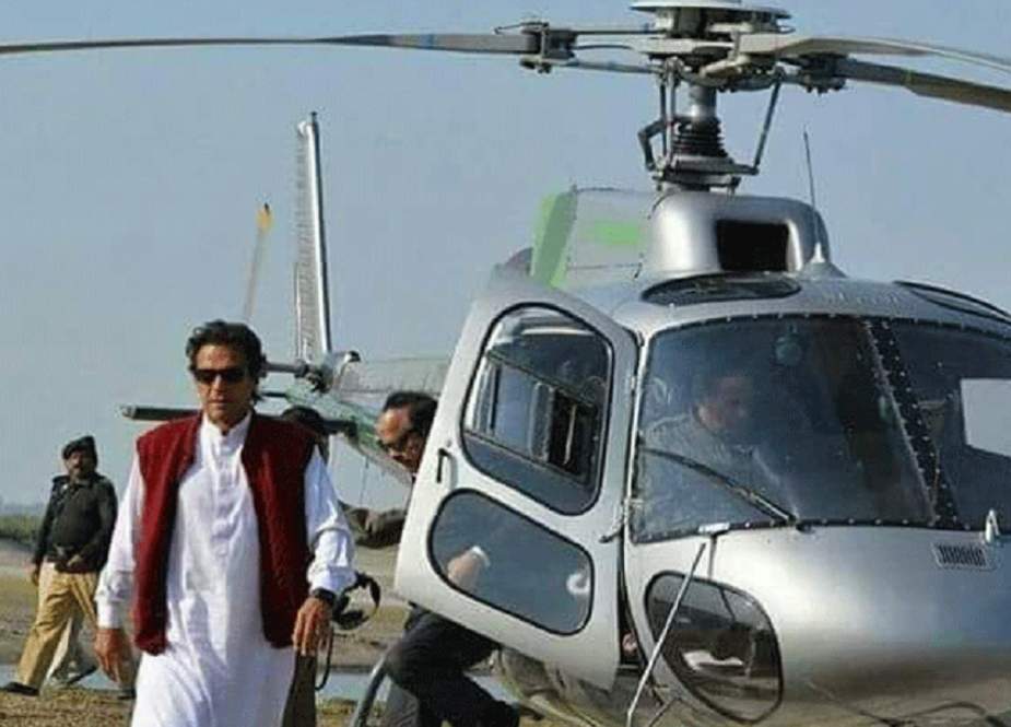 سرکاری ہیلی کاپٹر استعمال کرنے کا معاملہ، عمران خان نیب خیبرپختونخواہ کے سامنے پیش