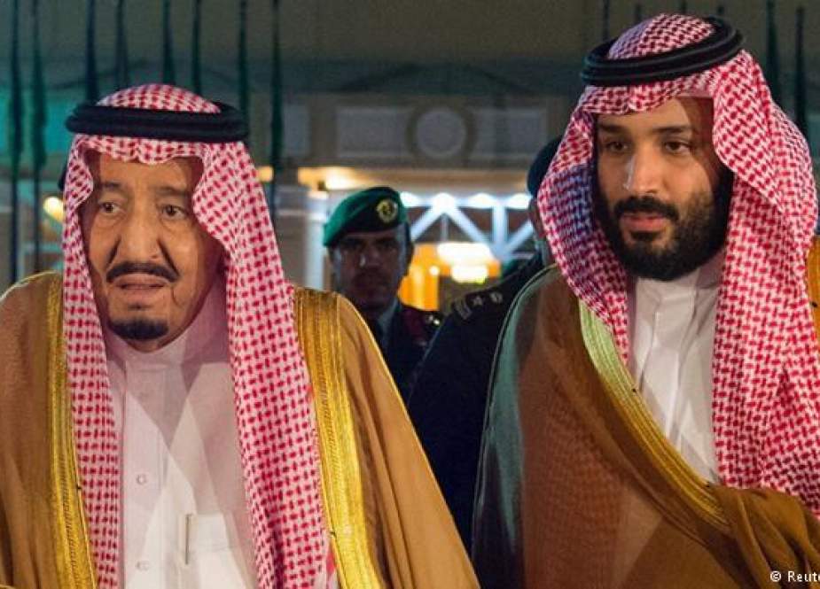 Saudi King Salman bin Abdulaziz Al Saud, left, and his son Crown Prince Mohammed bin Salman.