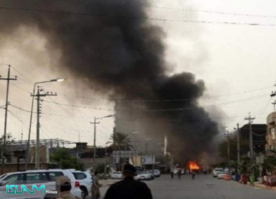 إصابة أربعة مدنيين بانفجار ناسفة شمالي بغداد