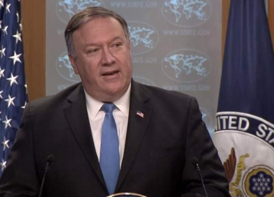 US Secretary of State Mike Pompeo announces the creation of the Iran Action Group at the Department of State on August 16, 2018 in Washington, DC. (AFP photo)