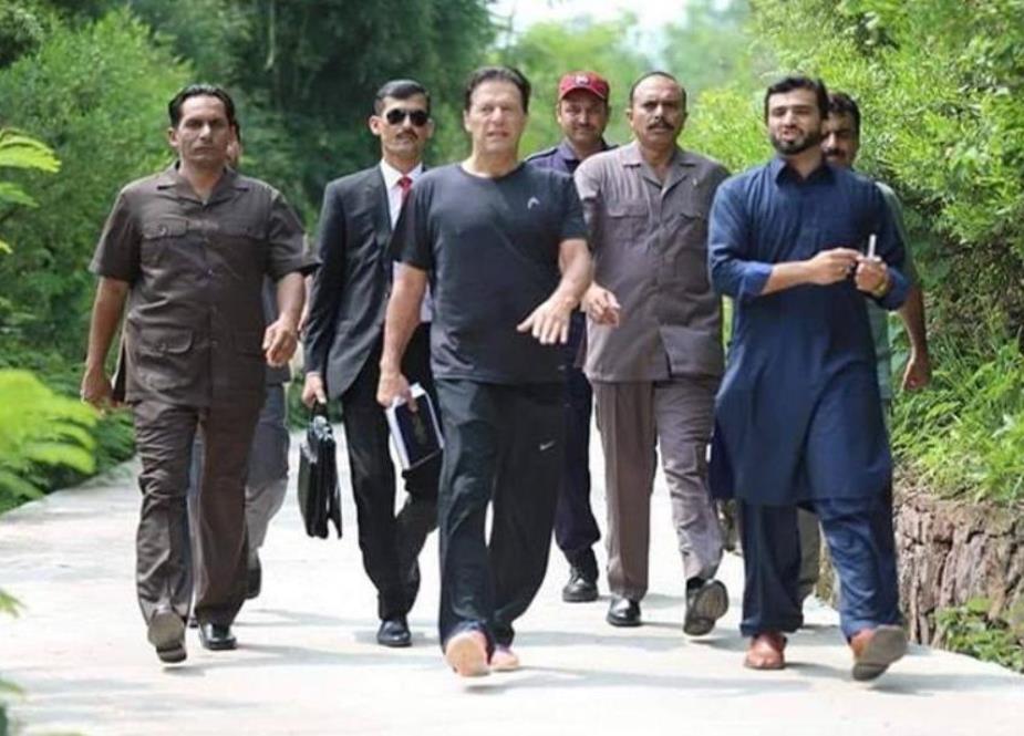 اسلام آباد، عمران خان کے بطور وزیراعظم پاکستان پہلے دن کے آغاز کی تصاویر