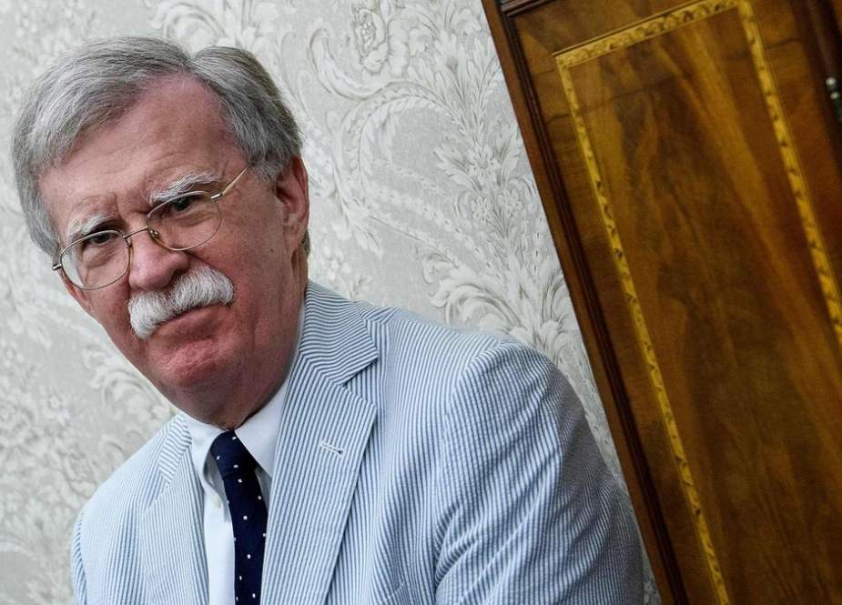 US National Security Advisor John Bolton is seen in the Oval Office of the White House on July 2, 2018 in Washington, DC. (AFP photo)