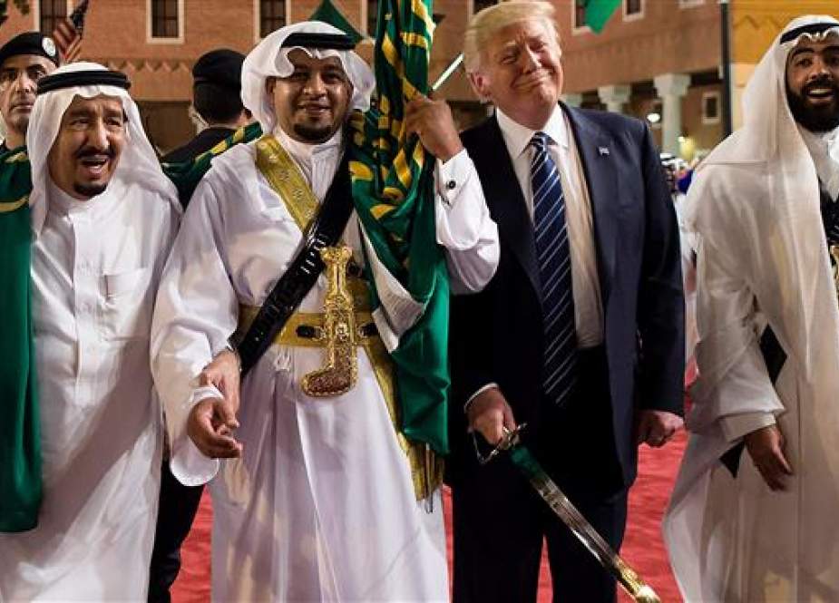 Raja Salman dan Trump
