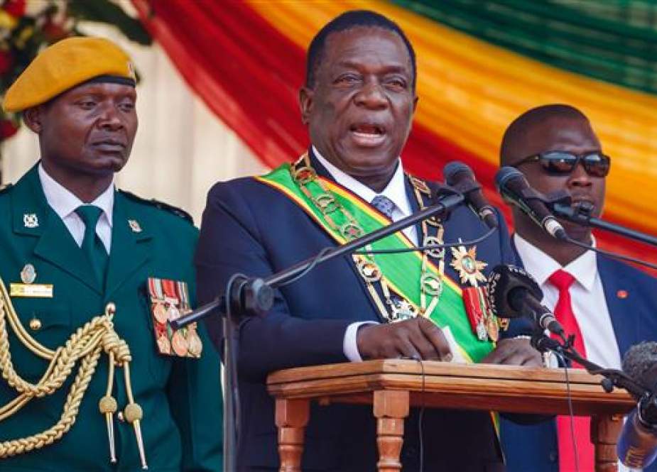 Zimbabwe’s President Emmerson Mnangagwa (file photo by AFP)
