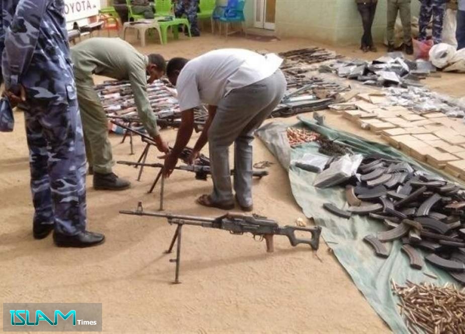 الأمن السوداني يضبط أسلحة وذخيرة جنوب دارفور
