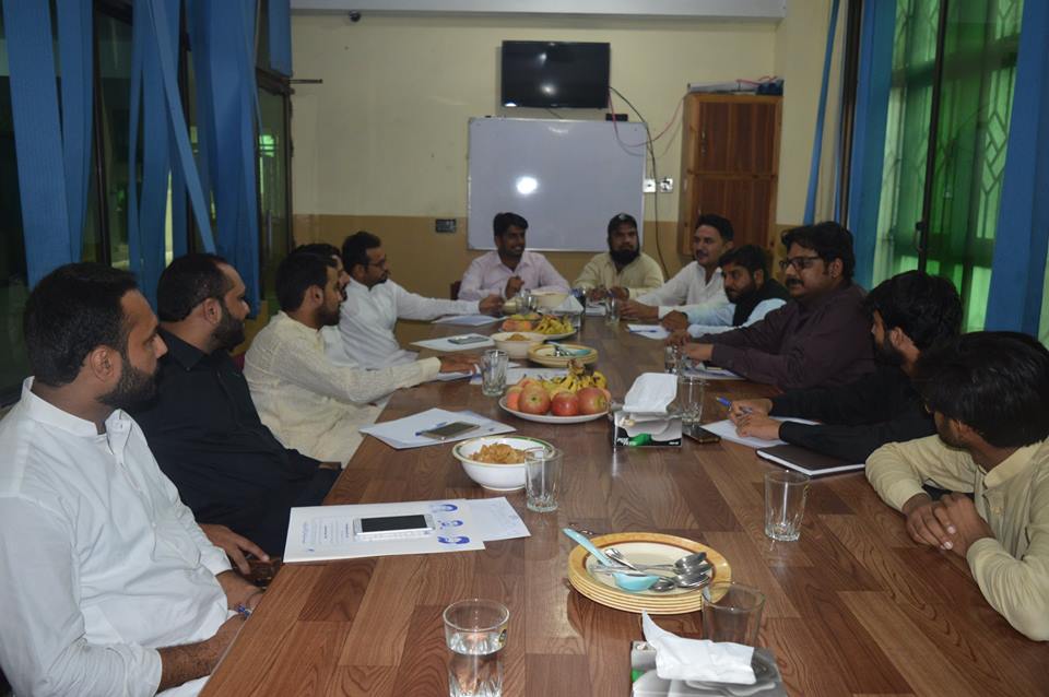 آئی ایس او پاکستان کے مرکزی دفتر میں طلبہ تنظیموں کا اجلاس