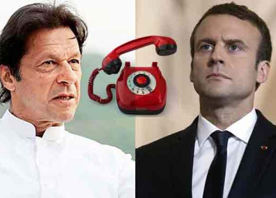 عمران خان کا صحافیوں سے ملاقات کے دوران فرانس کے صدر کا فون سننے سے انکار