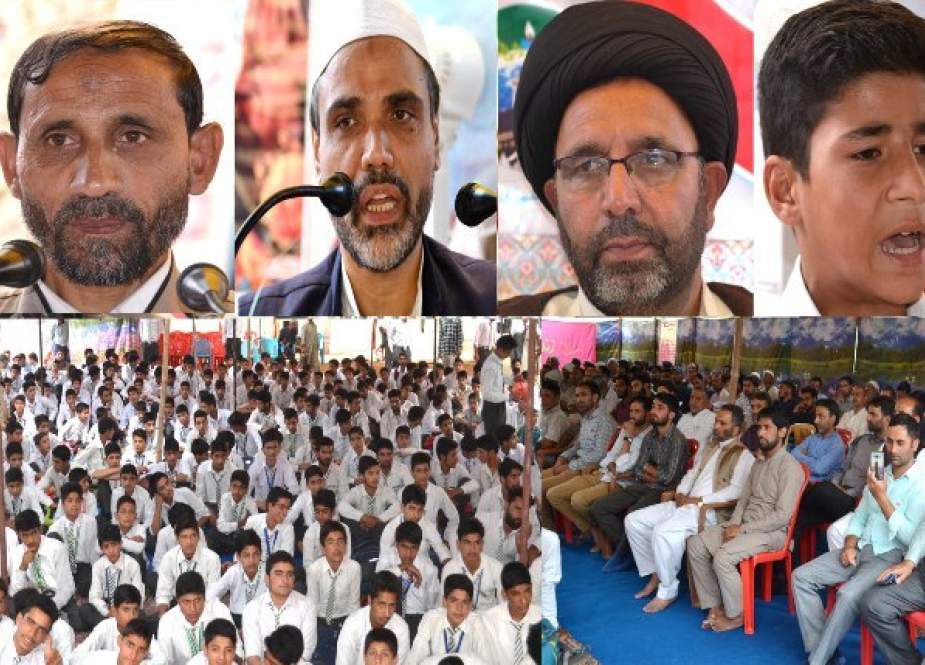 عید سعید غدیر کی مناسبت سے مدینہ پبلک اسکول کشمیر میں پروقار محفل مذاکرہ کا انعقاد