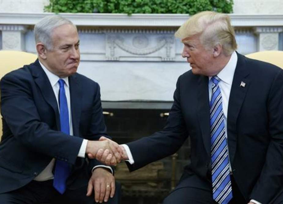 US President Donald Trump meets with Israeli Prime Minister Benjamin Netanyahu