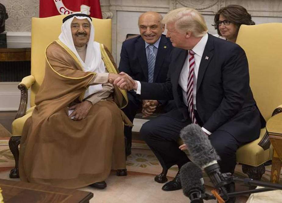 دیدار امیر کویت با رئیس جمهوری آمریکا در واشنگتن