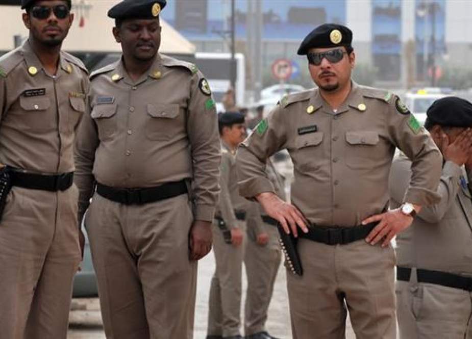 This file picture shows Saudi police officers in the capital Riyadh. (Photo by AFP)