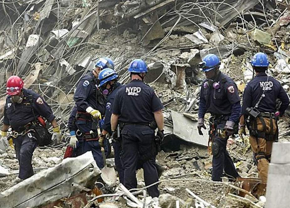 Investigators began sifting through debris from the World Trade Center site