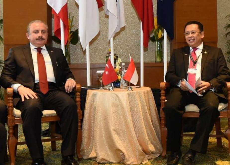 Bambang Soesatyo, Ketua DPR RI,  dengan Wakil Ketua Parlemen Turki, Mustafa Sentop.jpeg