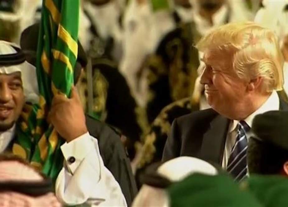 US President Donald Trump is seen during a visit to Saudi Arabia. (File photo)