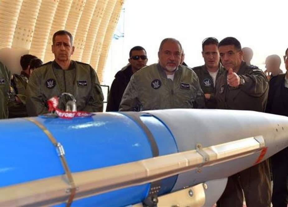 Israel’s minister for military affairs Avigdor Lieberman (C).jpg
