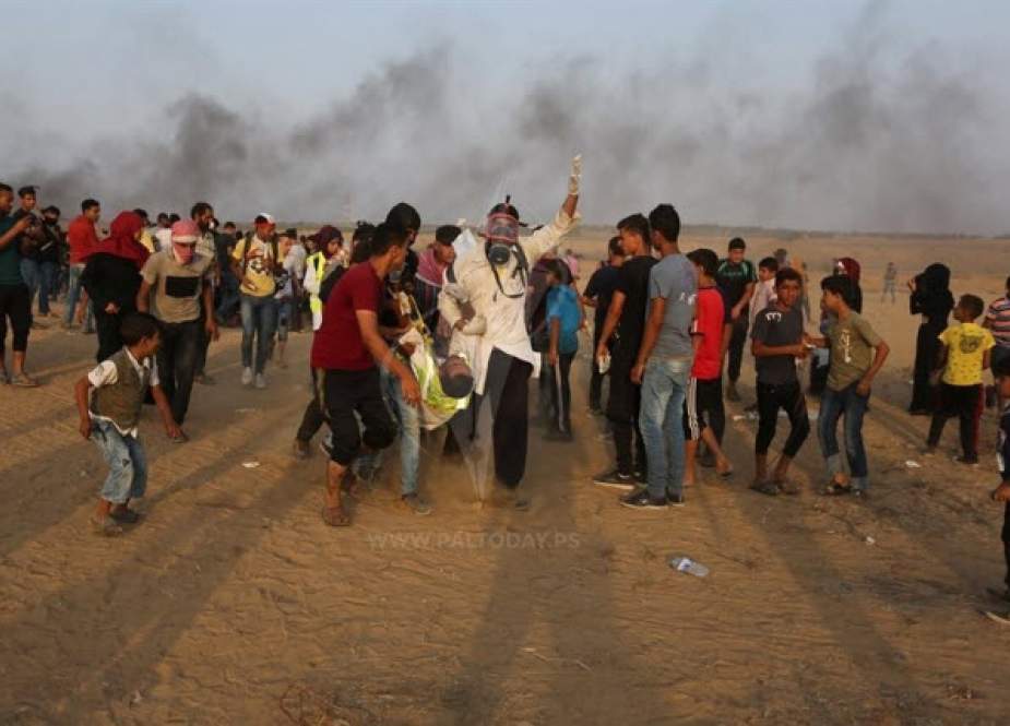 یک شهید و ۳۱۲ زخمی در راهپیمایی شکستن محاصره/ برگزاری راهپیمایی «انتفاضه الاقصی» در جمعه آینده