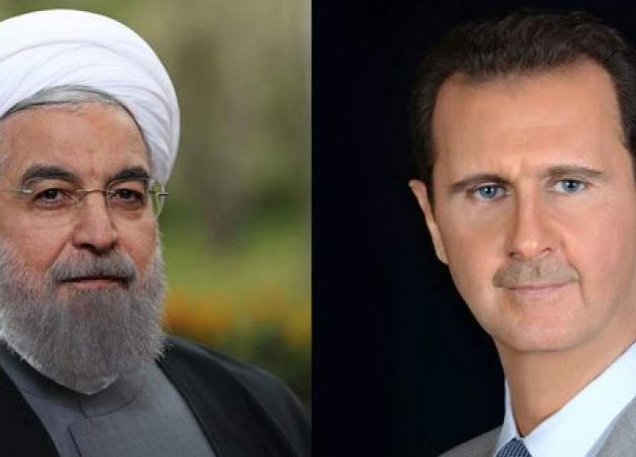 بشار اسد شهادت جمعی از شهروندان اهوازی را به حسن روحانی تسلیت گفت