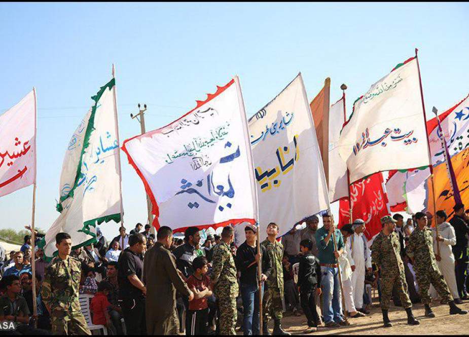 جوانان عرب زبان خوزستان سربازان حضرت آیت الله سید علی خامنه ای هستند