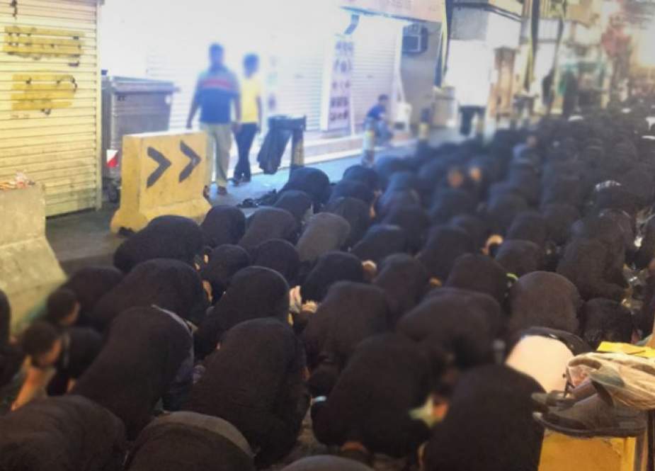 حبس 10 شهروند بحرینی به اتهام شرکت در اقامه ی نماز شب عاشورا از سوی رژیم آل خلیفه