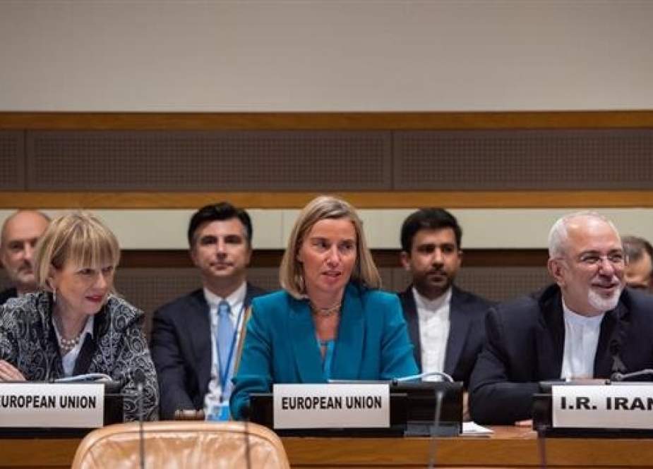 EU Foreign Policy Chief Federica Mogherini chairing a meeting of Iran and the E3 EU+2 in New York.jpg