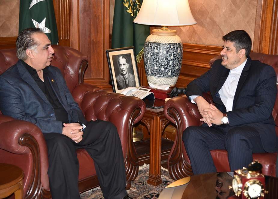 گورنر سندھ عمران اسماعیل سے ایرانی قونصل جنرل احمد محمدی کی ملاقات، اہم امور پر تبادلہ خیال