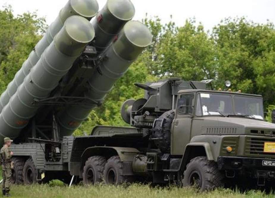 This file picture shows a Russian-built S-300 air defense missile system. (Photo by Sputnik news agency)