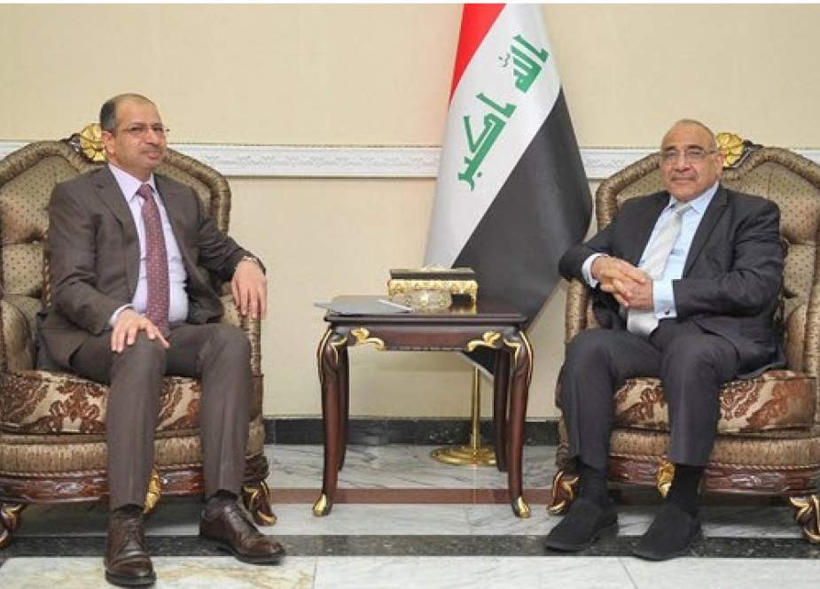 رایزنی «سلیم الجبوری» و «عادل عبدالمهدی» درباره تحولات عراق