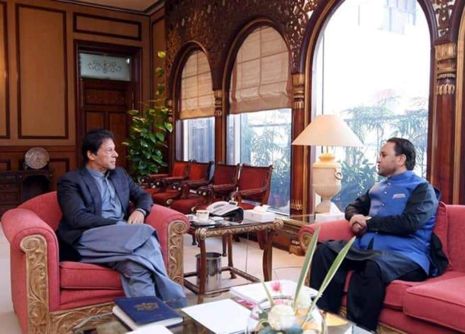وزیراعظم عمران خان سے وزیراعلیٰ گلگت بلتستان حفیظ الرحمان کی ملاقات