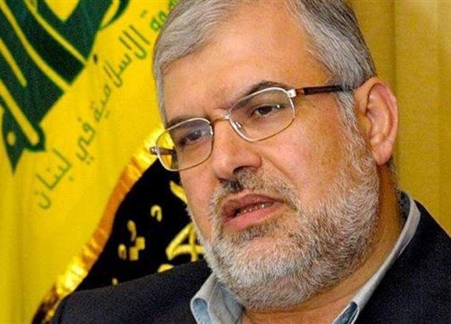 Head of the parliamentary bloc of the Lebanese Hezbollah resistance movement, Mohammad Raad (Photo by the English-language Daily Star newspaper)
